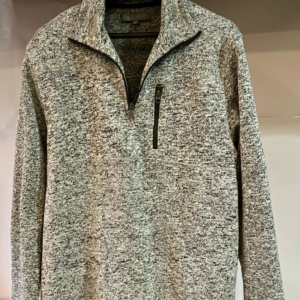 Royal Class Quarter Zip Sweater Men's XLarge Grey Pullover,  Excellent Condition